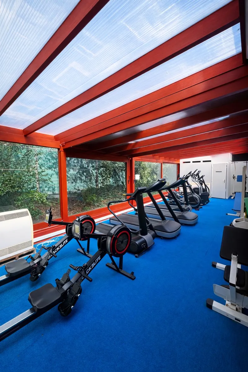 La salle de sport du club